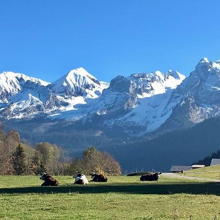 Bel Appartement Avec Vue Exceptionnelle Le Grand-Bornand Eksteriør bilde
