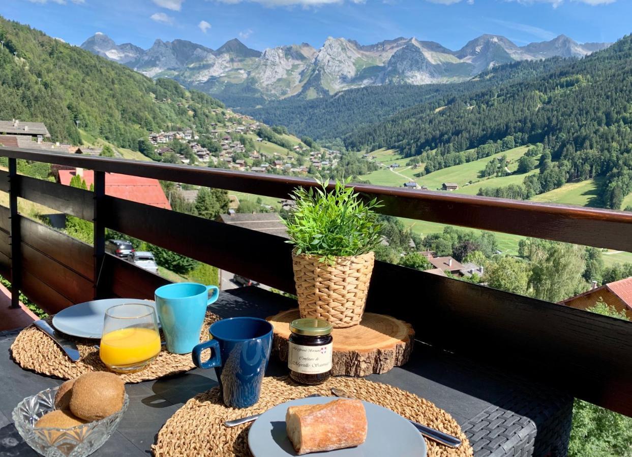 Bel Appartement Avec Vue Exceptionnelle Le Grand-Bornand Eksteriør bilde