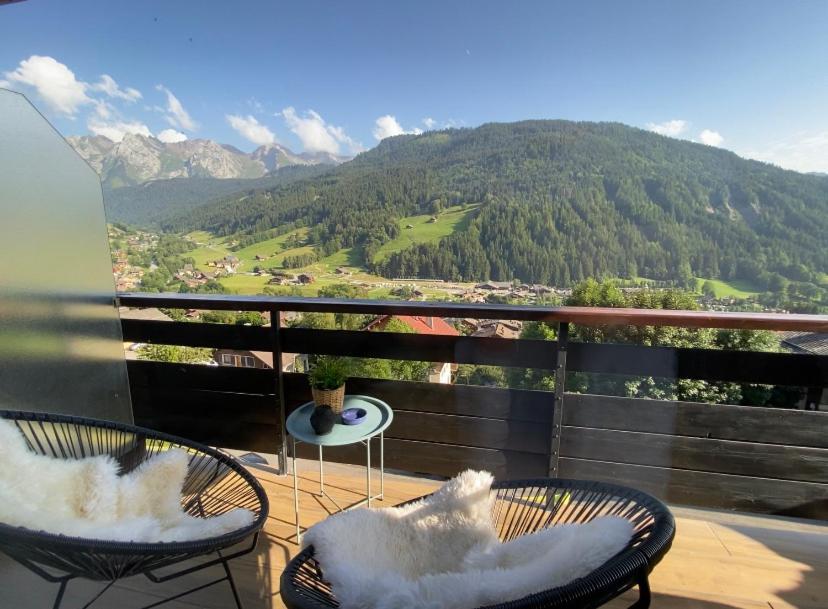 Bel Appartement Avec Vue Exceptionnelle Le Grand-Bornand Eksteriør bilde