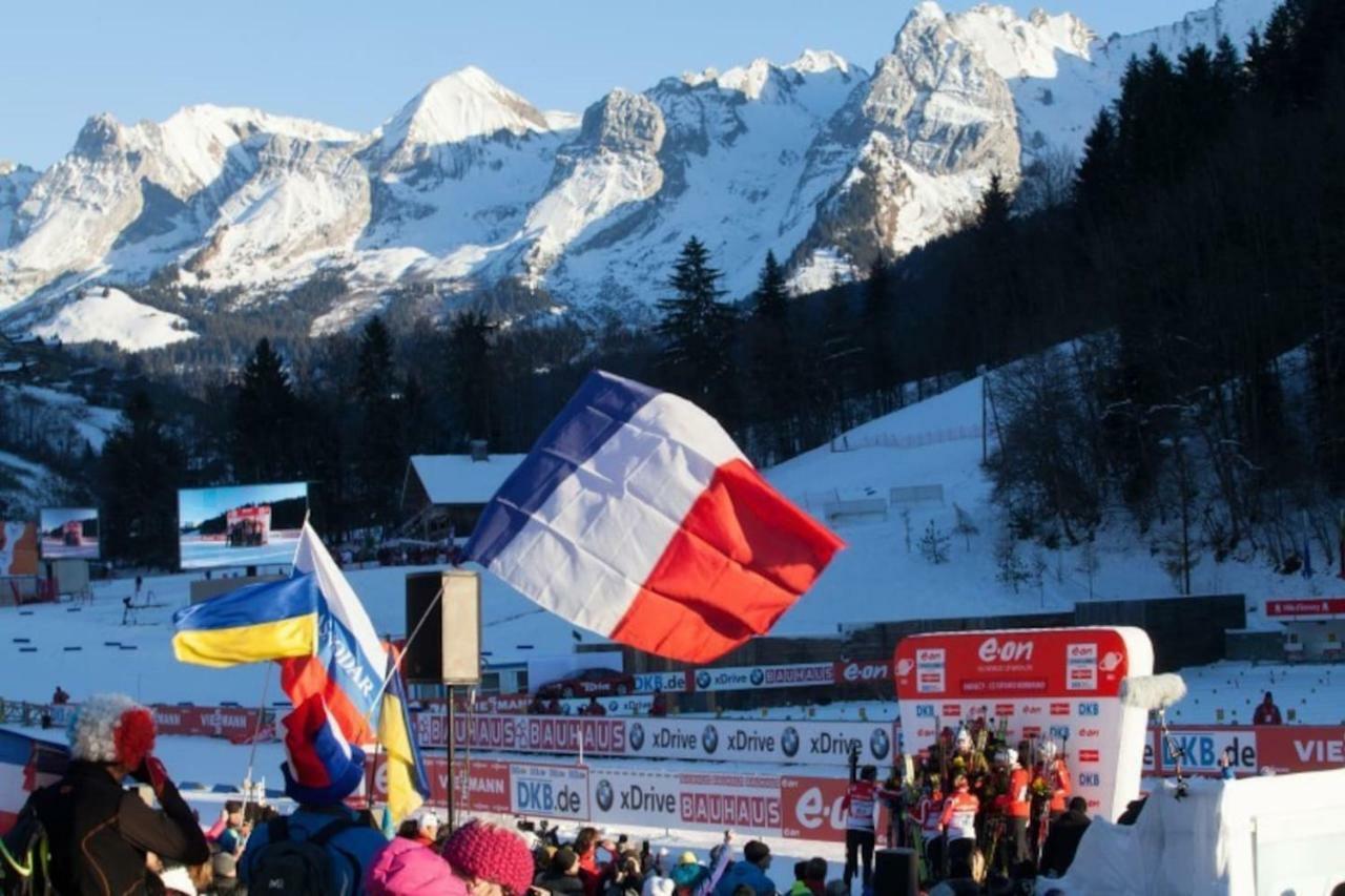 Bel Appartement Avec Vue Exceptionnelle Le Grand-Bornand Eksteriør bilde