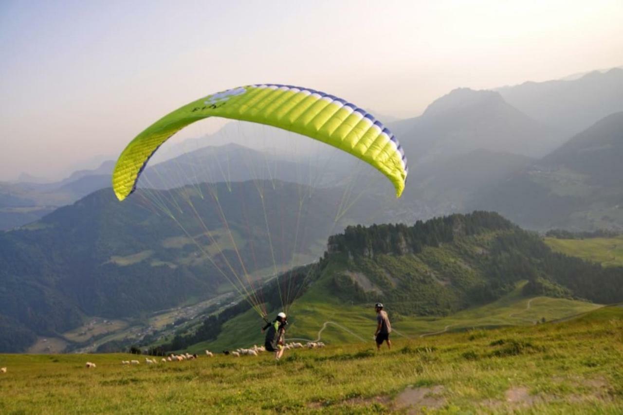 Bel Appartement Avec Vue Exceptionnelle Le Grand-Bornand Eksteriør bilde